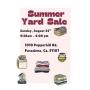 Pasadena: Massive Indoor Summer Estate Sale 8/24 only