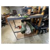 Metal Shelves with decor