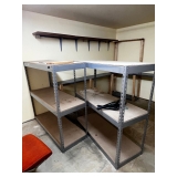 Several Metal Shelves