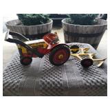 Vintage toy tractor 200.00
