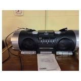 Coby portable radio cassette player $30