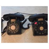 2 Rotary dial phones $10 each