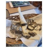 sterling silver napkin rings