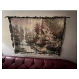 Thomas Kincade large tapestry 