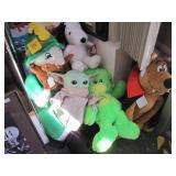 Plush and stuufed ...Vernors Gnome...Scooby doo....Yoda other