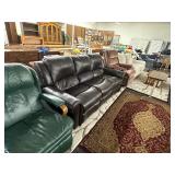 Leather couch & chair