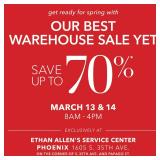 PHX Warehouse Sale Ethan Allen
