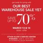 ETHAN ALLEN WAREHOUSE CLEARANCE SALE!