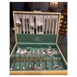 Silverplated Flatware and Case
