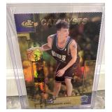 2000-01 Topps Finest Gold Refractor Jason Williams #236 /100 with Protector