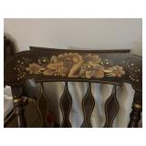 Vintage Rocker #2 Tole Painted Head Piece. Price $320 (a $500 Value)