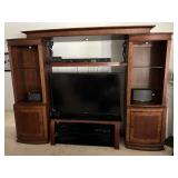 3-piece wall Entertainment Center-solid wood-$1500