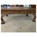 Coffee Table with map detail on top-$600