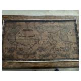 Coffee Table with map detail on top-$600