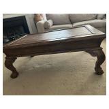 Coffee Table with map detail on top-$600