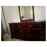 Two pc Dresser and mirror- $450