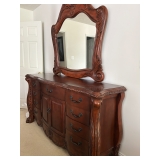 Traditional cherry 2 pc 10 drawers Dresser-$500