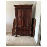 100% solid wood armoire-$500