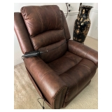 Leather electric recliner-$250