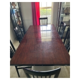 Dining table with 6 chairs - $600