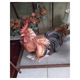Rooster Country Farm House Statue