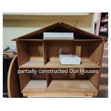 Unfinished Doll Houses