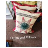 Quilts and pillows