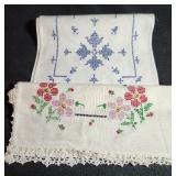 Cross Stiched Table runners