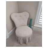 Upholstered Boudoir/Vanity Chair 