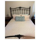 Queen sized bed and mattress