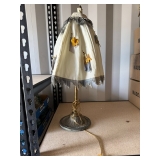antique table lamp with umbrella shade