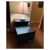 MCM side table with cedar lining
