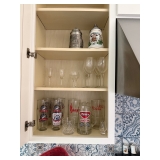 Vintage steins, Goose Island pints and mugs from the 1970s