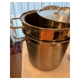 All Clad stock pot and steamer