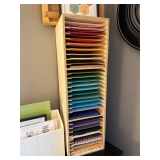 8x12 paper organizer with colored card stock