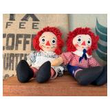 Vintage Knickerbocker Raggedy Anne & Andy (1971)