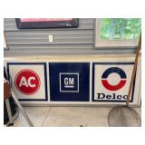 A vintage AC Delco sign that lights up. 