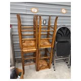 A set of Pottery Barn stools.