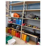 Miscellaneous tools, gas tanks, decorative cars, and more. 