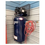 A large air compressor.