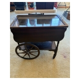Vintage Bar Cart and drop leaf sides