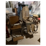 Antique Wooden Wheelchairs