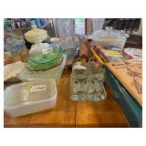 Vintage Pyrex, bookends