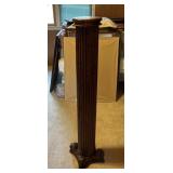 Antique Oak Pedestal 4 High
