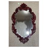 Vintage Spanish Carved Mirror 