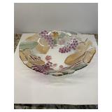 Mikasa Crystal Salad Bowl Vintage