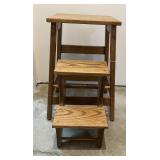 Amish Oak Step Stool 