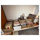 Vinyl records & VHS movies