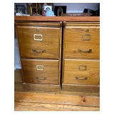 wooden file cabinet set of 3 