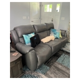 Sofa has recliner on both ends